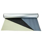 Dzeltena līmējoša alumīnija folijas butila ūdensnecaurlaidīga membrāna